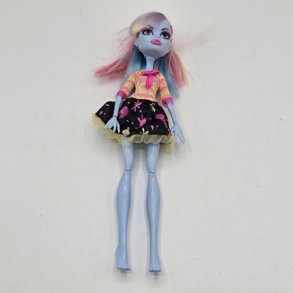 OG Monster High Doll Abbey Bominable Lab Partners Blue Pink Hair - Picture 5 of 6